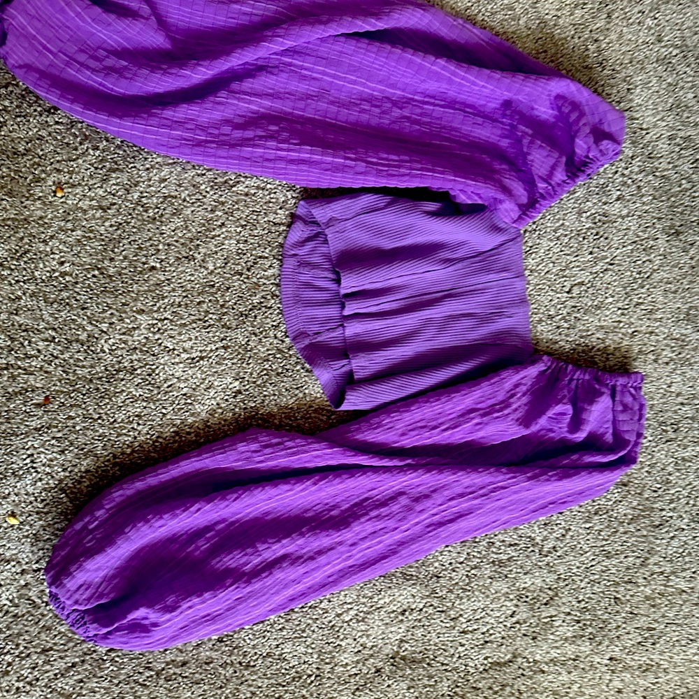 Urban Outfitters- Crop top with puffy sleeves